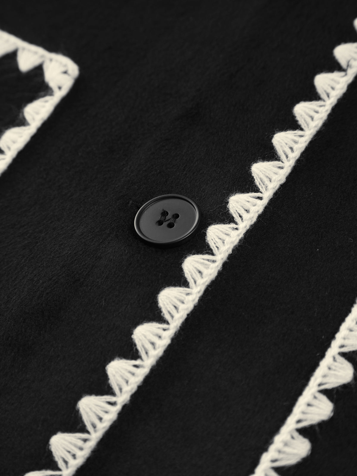 Jacke À Bordures Contrastées Avec Schal Assortie Pour Damen – Manteau Elegant Automne Hiver